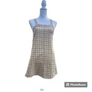 American Eagle NWT Plaid Collegiate Academia Clueless Y2K Jumper Mini Dress …